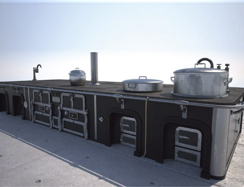 3D cocina industrial